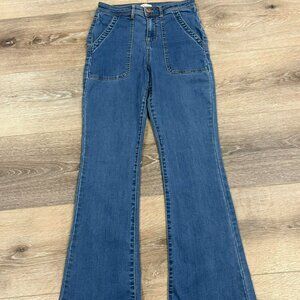 Women's Blue and Navy Jeans